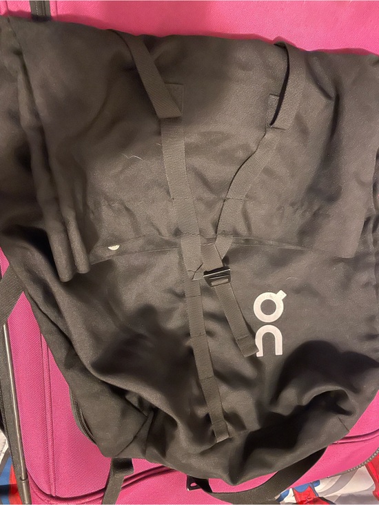 On Running Other - On Running Black Backpack with White Logo